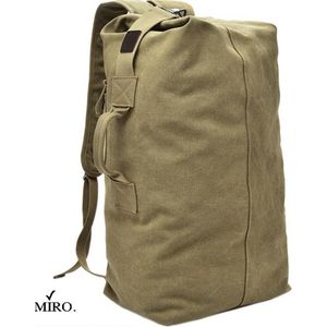 MIRO Rugzak - Backpack - Multifunctioneel - Grote Capaciteit - 40 Liter - Extra Ventilatie - Waterdicht - Oxford - Bruin