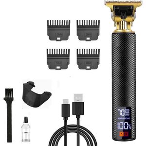 Draadloze Tondeuse Trimmer - Scheerapparaat - Zwart - Haartrimmer - Kapper Haartondeuse Machine