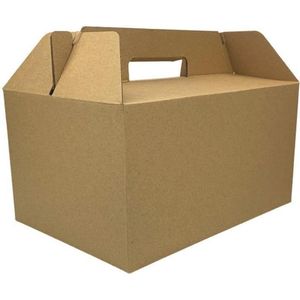 Pomebio Maaltijddoos - 28x20x15cm - Met Handvat - Lunchbox - 25 stuks