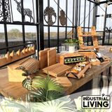 Industrial Living Borrelplank – Tapasplank - Serveerplank- Rechthoek - Hout