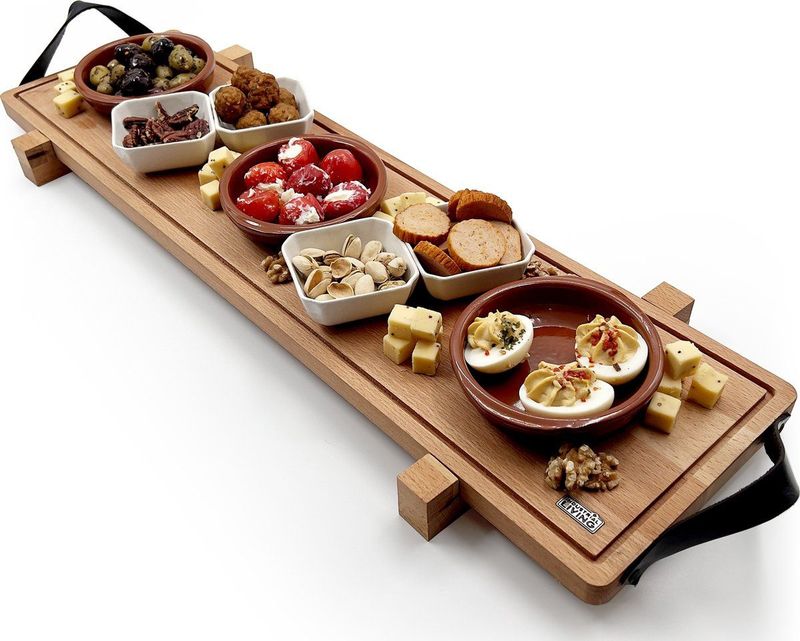 Industrial Living Borrelplank – Tapasplank - Serveerplank- Rechthoek - Hout