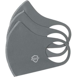 SafeSave Mondmasker- Mondkapje Wasbaar en Herbruikbaar- Niet Medisch Mondkapjes- After Midnight- 3 Stuks