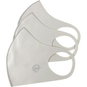 SafeSave Mondmasker- Mondkapje Wasbaar en Herbruikbaar- Niet Medisch Mondkapjes- Perfectly Pale- 3 Stuks
