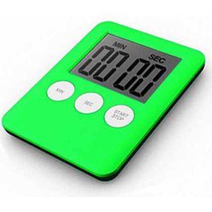 1 Pcs 5 Colorssuper Dunne Lcd Digitale Scherm Kookwekker Vierkante Koken Tellen Countdown Alarm Magneet Klok Temporizador