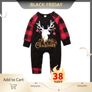 Hipac Baby Kerst Kleding Pasgeboren Kids Jongen Meisje Rompertjes Carnaval Kostuum Festival Jumpsuit Voor Jongens Meisjes Baby Outfit Plaid