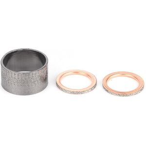 Copper Motorcycle Exhaust Pipe Gasket Seal Washer Fits for Yamaha Rhino 660 YXR660F exhaust gasket gasket exhaust