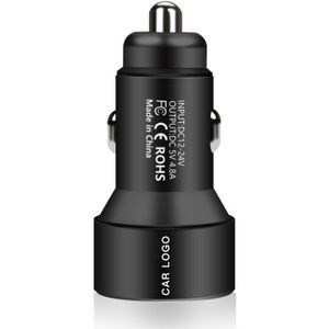4.8A Snel Opladen Dual 2 Port Usb Car Charger Adapter Voor Mobiele Iphone Voor Ford Focus 2 3 4 MK2 MK3 MK4 Kuga Edge Mondeo