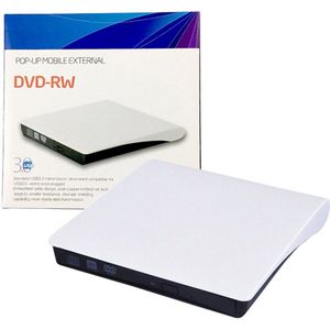 Slanke Externe Cd Dvd Drive Usb 3.0 Disc Speler Brander Writer Voor Laptop Pc Mac Lezen Schijven En Burn Discs