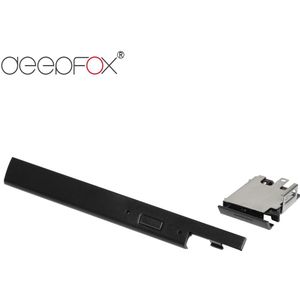 DeepFox Vervanging Optische Drive Faceplate DVD-RW Bezel Voor Dell E6440 E6540