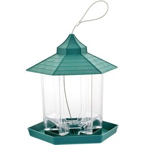 Houten Wilde Vogel Feeder Outdoor Vogel Feeders Voedsel Container Opknoping Tuinhuisje Vogel Feeder Voor Tuin Decoratie #15