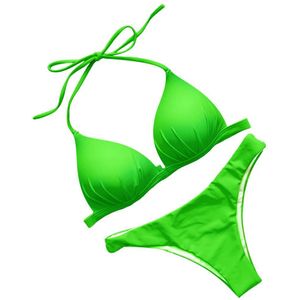 SAGACE Tweedelige Halter Bandage Badmode Vrouwen Sexy Backless Bikinit Push Up Swimsuit Voor Vrouw Micro Sling Sets Beachwear
