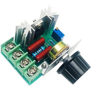Ac 220V 2000W Scr Voltage Regulator Dimmen Dimmers Motor Speed Controller Thermostaat Elektronische Voltage Regulator Module