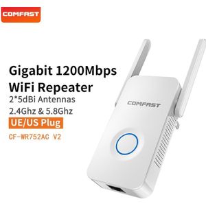 Comfast 1200Mbps Ac Wifi Repeater 5.8G Dual Band Wireless Extender Signaalversterker Ac Access Point Wifi Extender CF-WR752AC v2