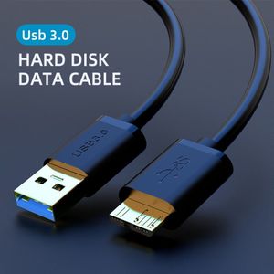 0.5M/1M Vergulde Usb 3.0 Type A Naar Micro B Kabel Voor Externe Harde Schijf Disk hdd Samsung S5 Note3 Usb Hdd Snelle Datakabel