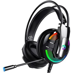 Gaming Headset Professionele Bedrade Headset Gamer Surround Noise Cancelling Hd Mic Rgb Licht Voor PS4 Pc Gamer