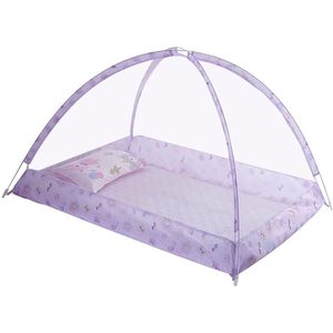 Bodemloze Klamboe Baby Anti-muggen Stofdicht Winddicht Bed Netto Gratis Dome Handmatige Bediening Installatie Netten