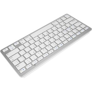 Zilver Ultra-Slim 78 Toetsen Draadloze Bluetooth Toetsenbord Voor Air Voor Ipad Mini Voor Mac Computer Pc Macbook Ibook