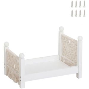 Multifunctionele Baby Houten Bed Afneembare Pasgeboren Slaapkamer Moderne Thuis Voor Studio Fotografie Props Photo Achtergrond Leuke