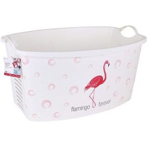 Wasmand Flamingo Forever 42 L (59X39X31 Cm)