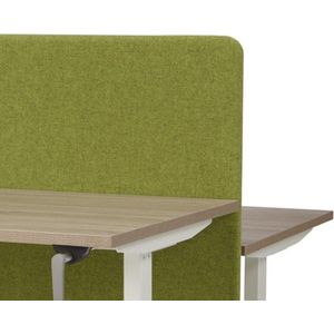 Akoestisch scherm Wolvilt tbv Duo bench breed 180CM hoog 80CM kleur wolvilt Oranje WV02