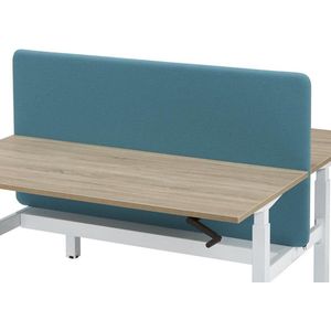 Akoestisch scherm Lucia tbv Duo bench breed 120CM hoog 80CM kleur lucia Rood P005