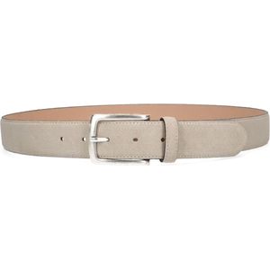 Sacha - Heren - Beige suède riem - Maat 105