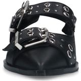 Sacha - Slingbacks - Zwart - Leer - Gespdetail