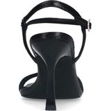 Sacha - Sandalettes - Zwart - Imitatieleer - 8 cm Naaldhak