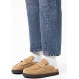 Tamaris - Trotteur - Loafers - Beige - 35 mm Plateau met Blokhak