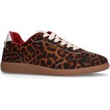 Sacha - Dames - Leopard leren sneakers