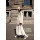 Sacha - Dames - Sneakers - Zilveren Metallic - Blauwe Details