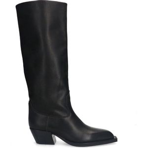 Sacha - Zwarte Leren Cowboylaarzen - Leer - Classic Design