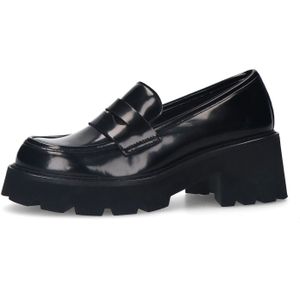 Sacha - Chunky Loafers - Zwart - Leren Schoen