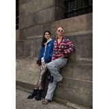 Sacha - Enkellaarsjes - Bruin - Synthetisch - Luipaardprint - Strikdetail