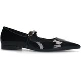 Sacha - Zwarte Ballerina's - Lak - Mary Jane Design