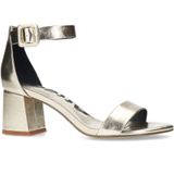 Sacha - Sandalettes - Goud - Imitatieleer - Blokhak 6 cm