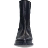 Sacha - Enkellaarsjes - Zwart - Suède - Spitse Neus - Blokhak