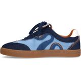 Sacha - Sneakers - Blauw - Suède - Leer