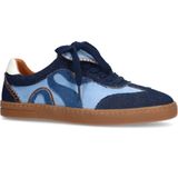 Sacha - Sneakers - Blauw - Suède - Leer