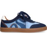 Sacha - Sneakers - Blauw - Suède - Leer