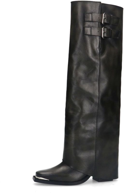 Sacha - Cowboylaarzen - Zwart - Leren