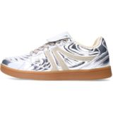 Sacha - Sneakers - Zilver - Imitatieleer - Textiel Voering