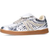 Sacha - Sneakers - Zilver - Imitatieleer - Textiel Voering