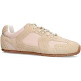 Sacha - Fluwelen Sneakers - Beige - Leer