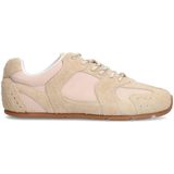 Sacha - Fluwelen Sneakers - Beige - Leer