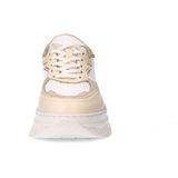 Sacha - Dames - Off White Leren Sneakers - Chunky Zool - Leer