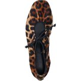 Sacha - Ballerina's - Bruin - Luipaardprint - Verstelbare Band