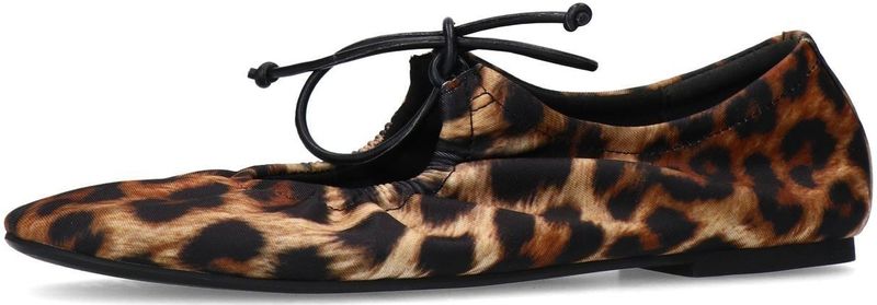 Sacha - Ballerina's - Bruin - Luipaardprint - Verstelbare Band