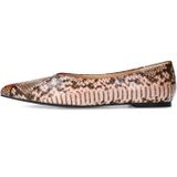 Sacha - Ballerina's - Snake Print - Rood Grijs Zwart Oranje - Leer