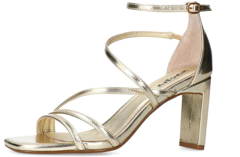 Sacha - Sandalen - Goud - Met Hak - 8 cm